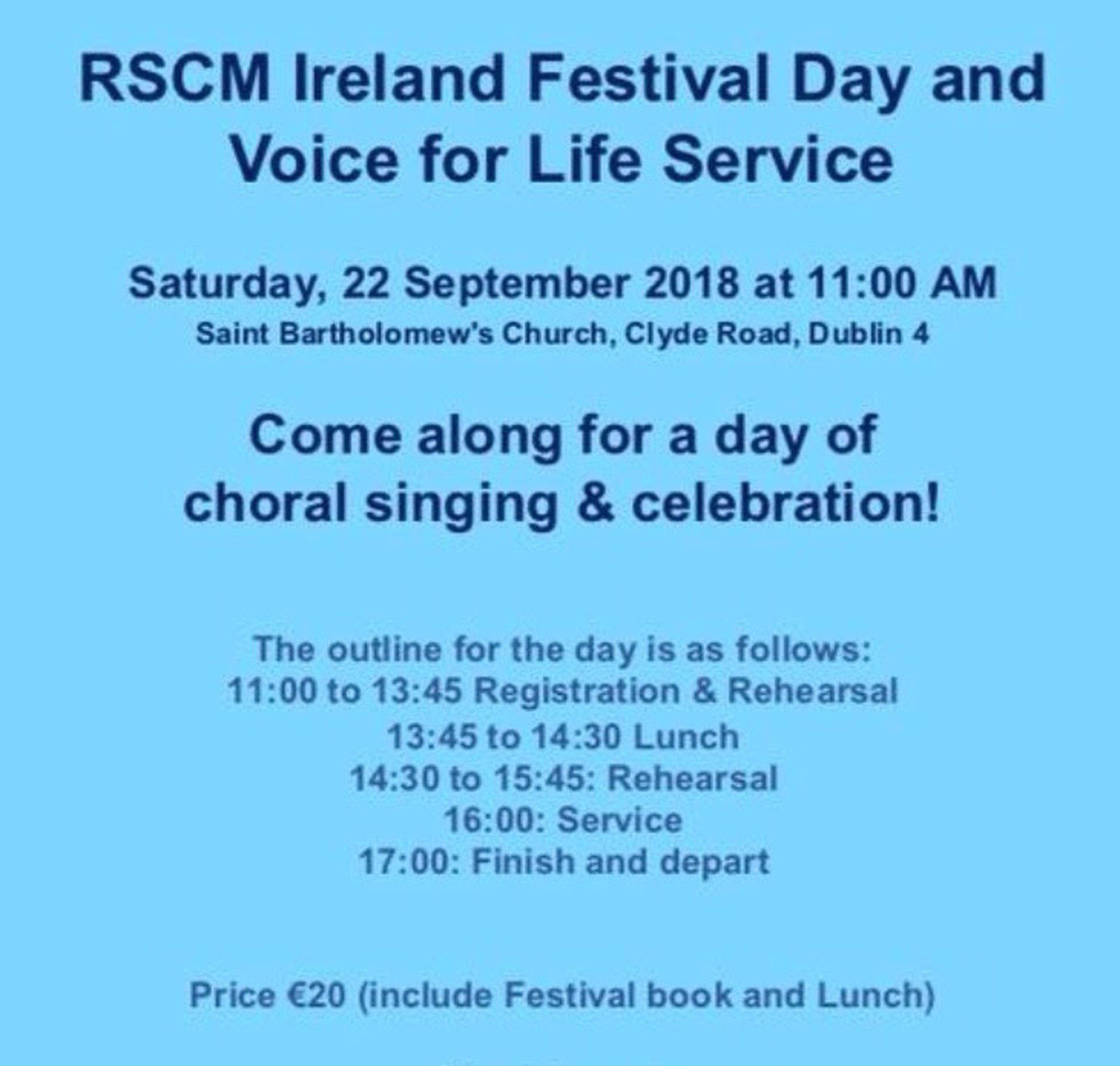 RSCM Annual Festival Service