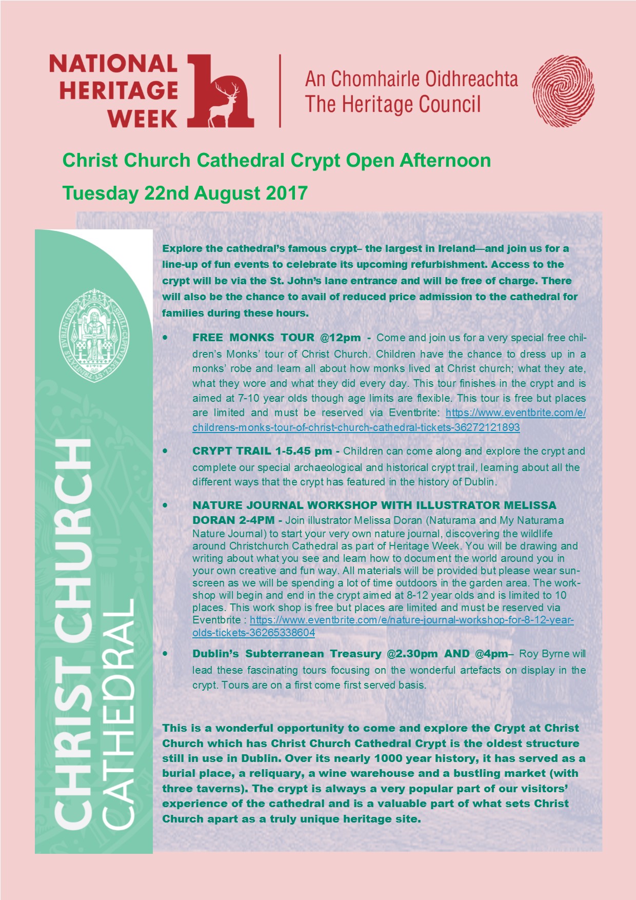 Christ Church Cathedral Crypt Open Afternoon