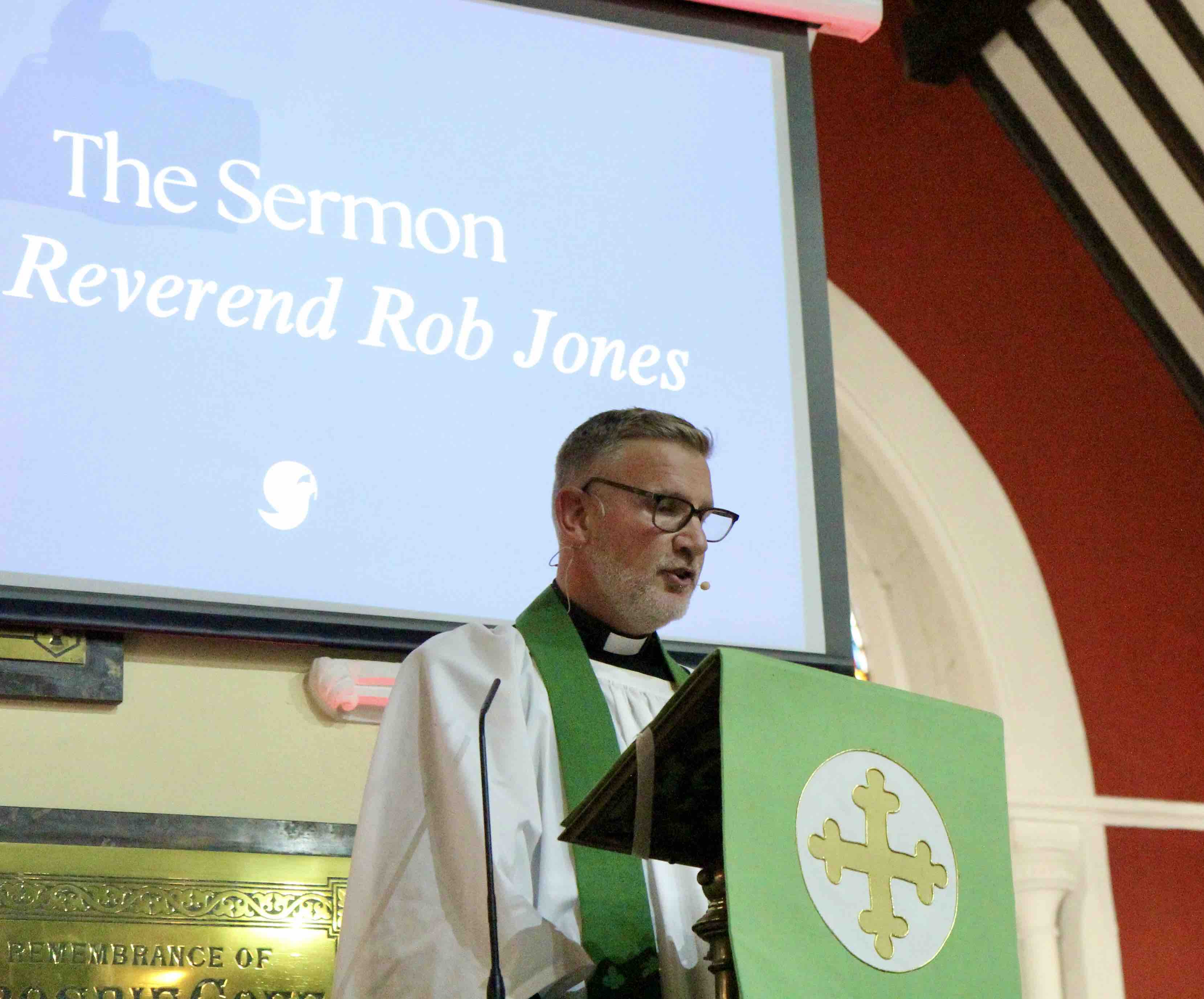 The Revd Rob Jones.