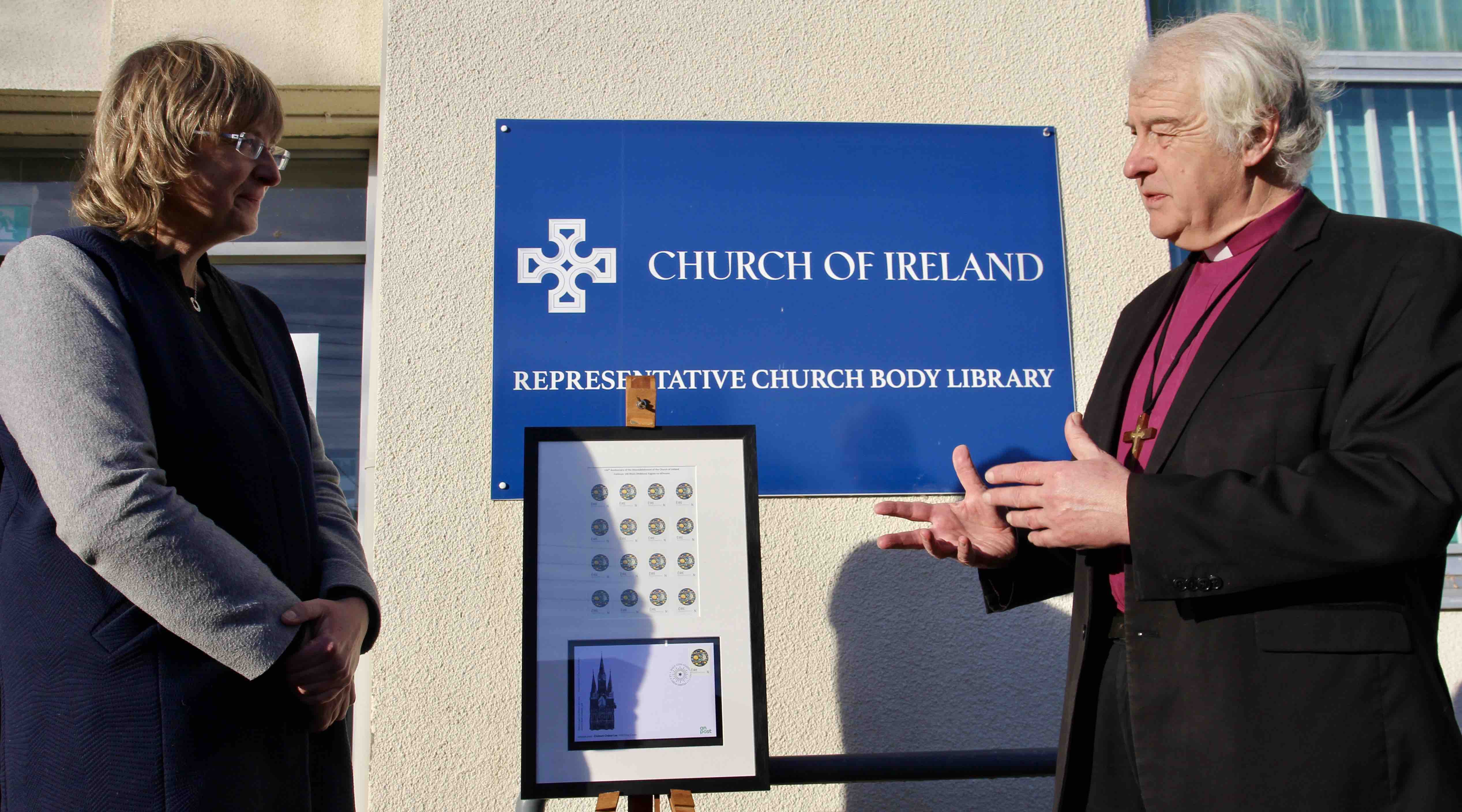 Rcb Library Framed Disestablishment Stamp presented to RCB Library - The United ...