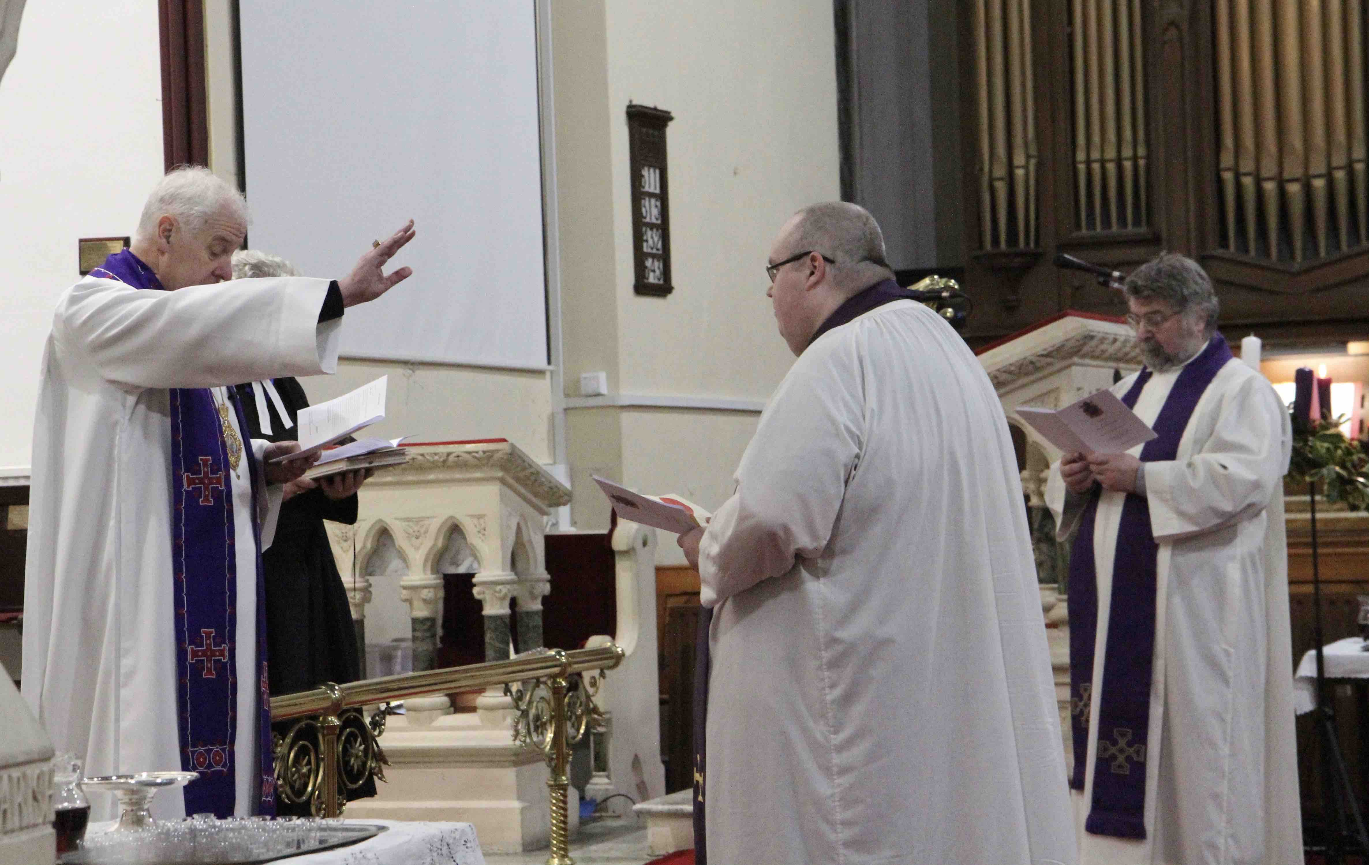 The institution of the Revd Conor O'Reilly in St Michael's Church, Athy.