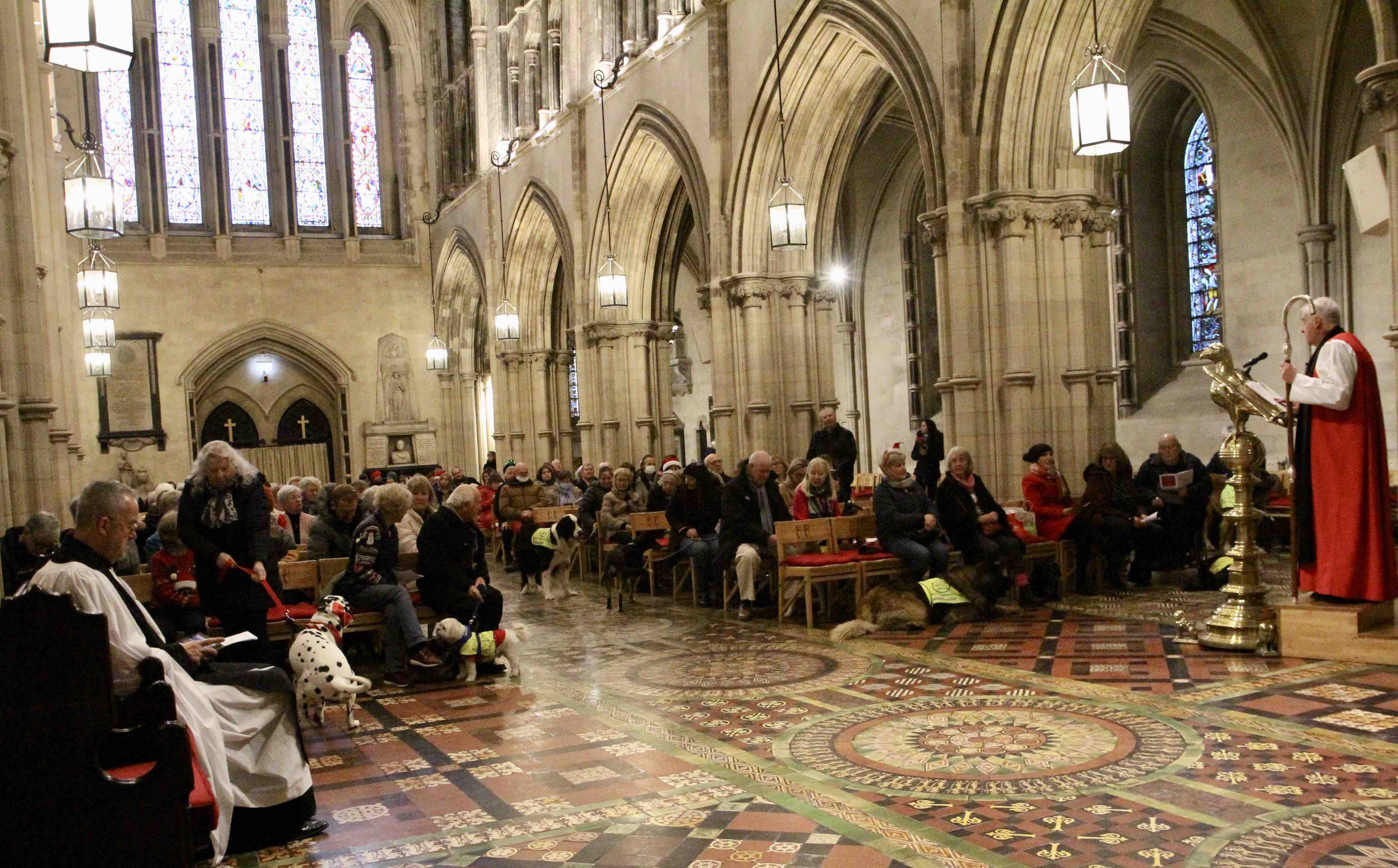 The congregation at the Peata Carol Service.