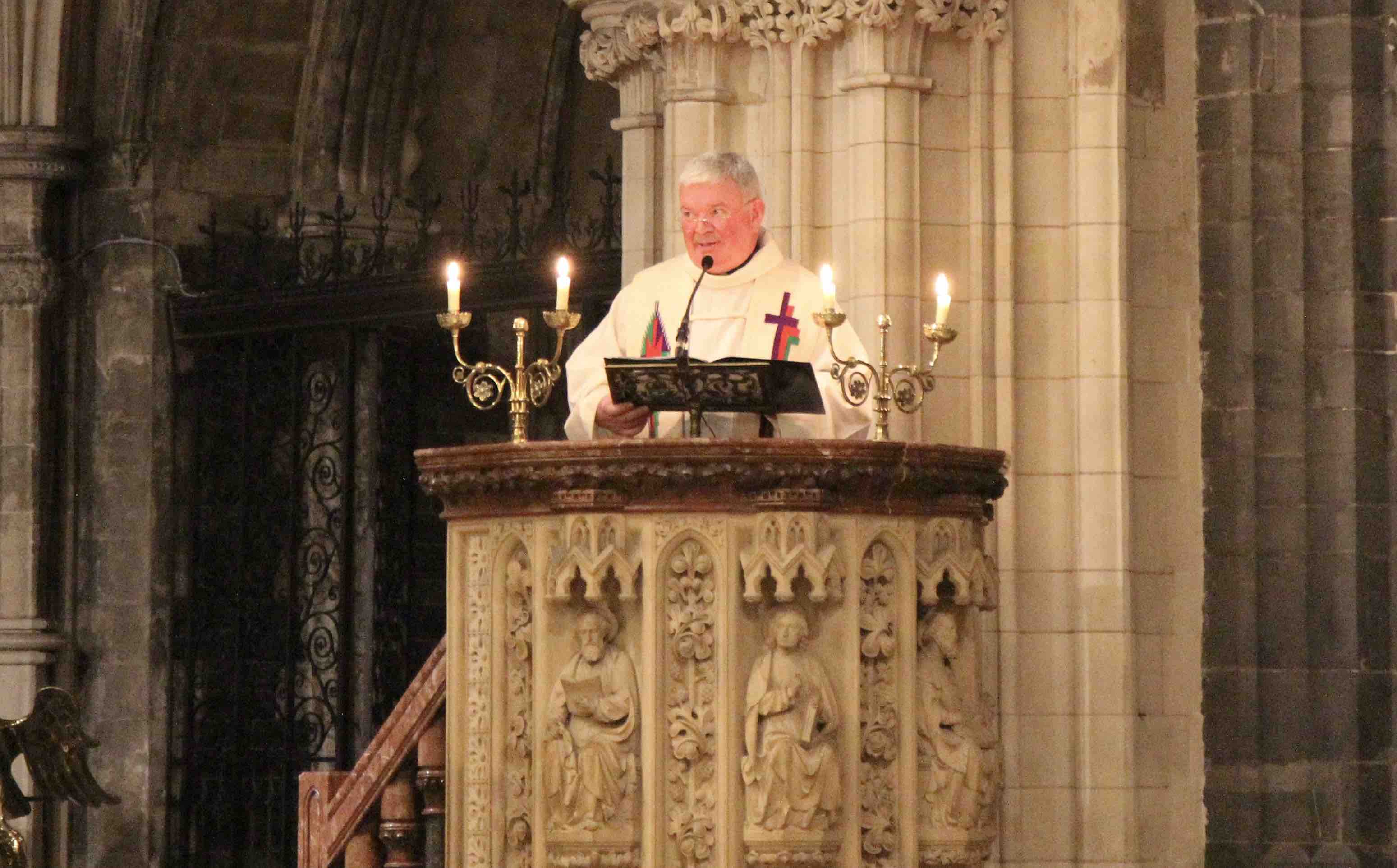 The Revd Canon Fr Paul O'Driscoll, chaplain to the Parish of the Travelling People.