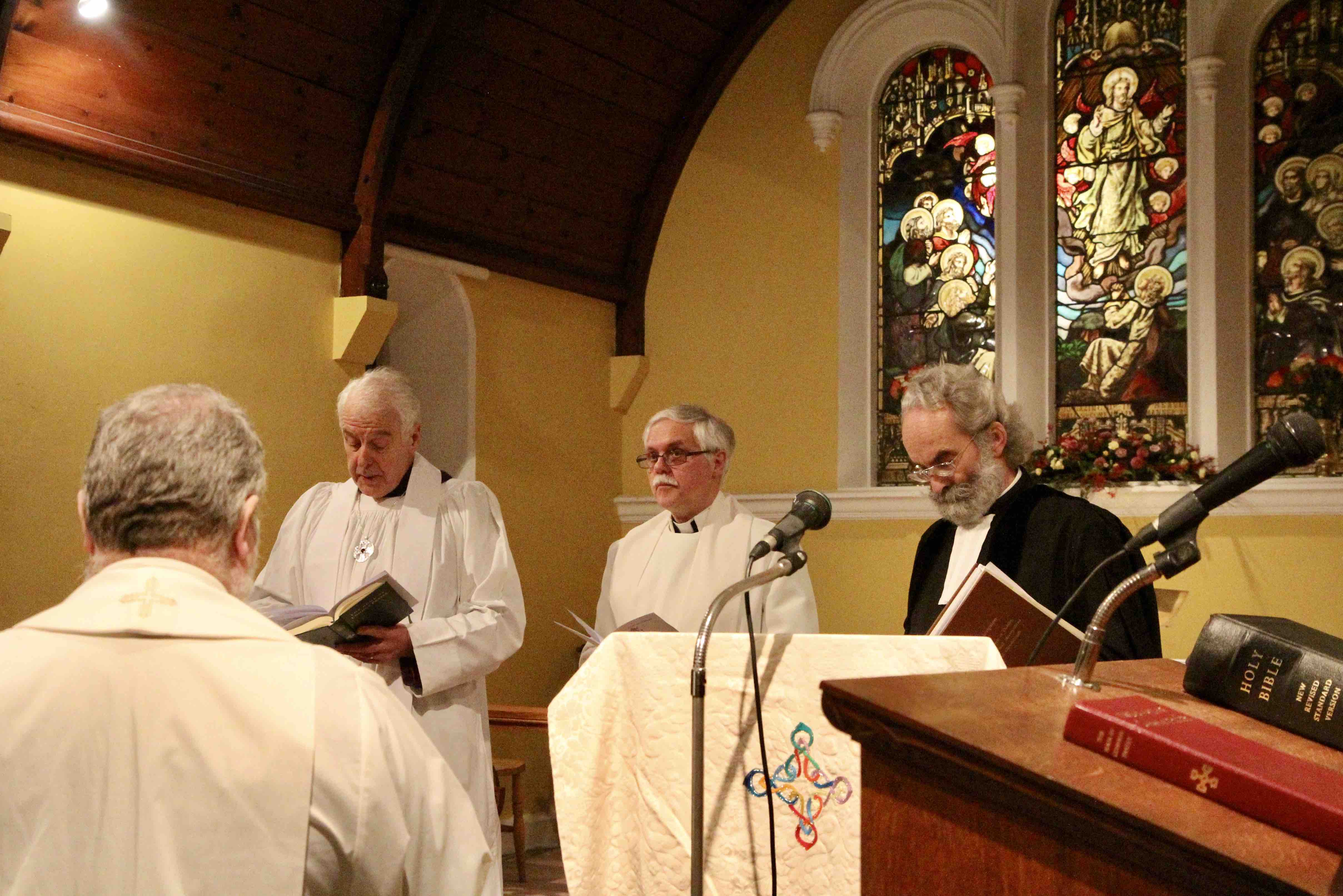 The service of institution of the Revd Ken Rue.