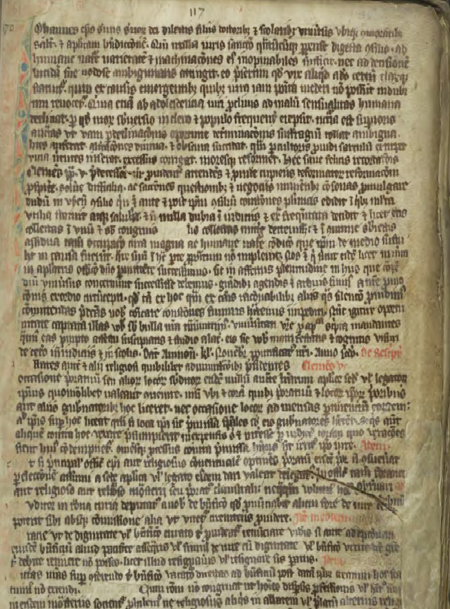 A page from the Crede Mihi manuscript. RCB Library D6.1