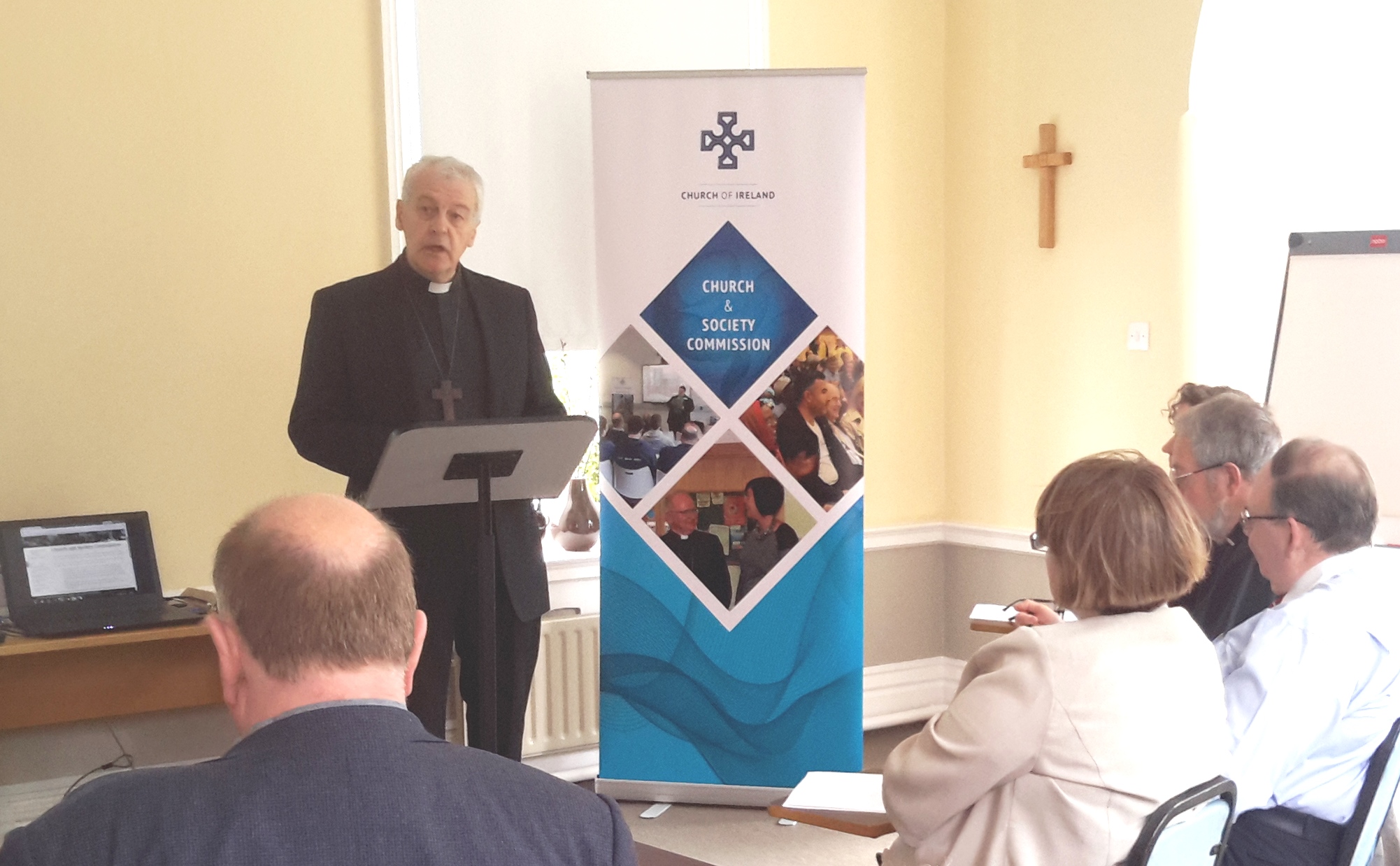 Archbishop Michael Jackson introducing the seminar.