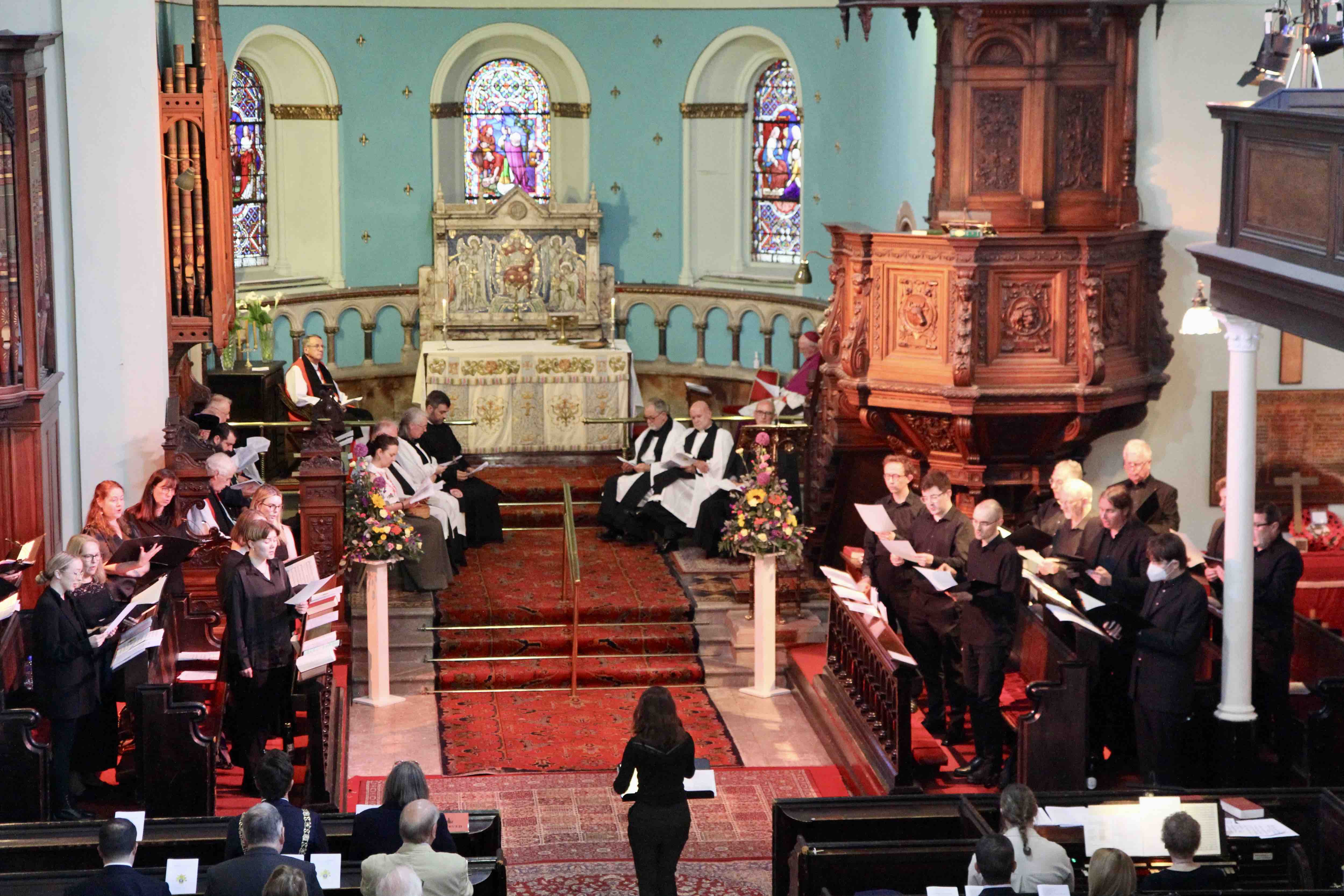 The Choir of St Stephen's whose uplifting voices enhanced the service.