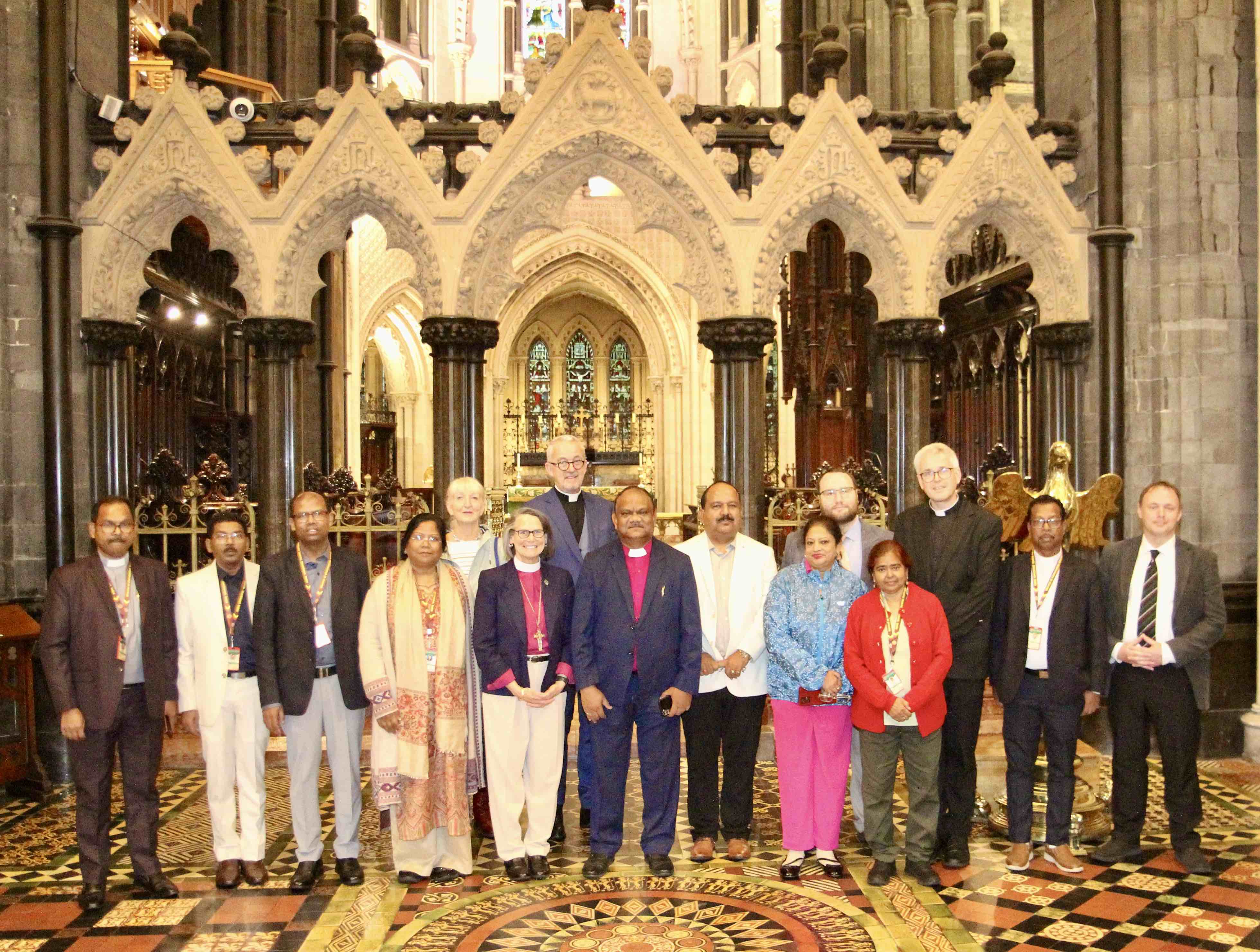 After Evensong in Christ Church Cathedral.