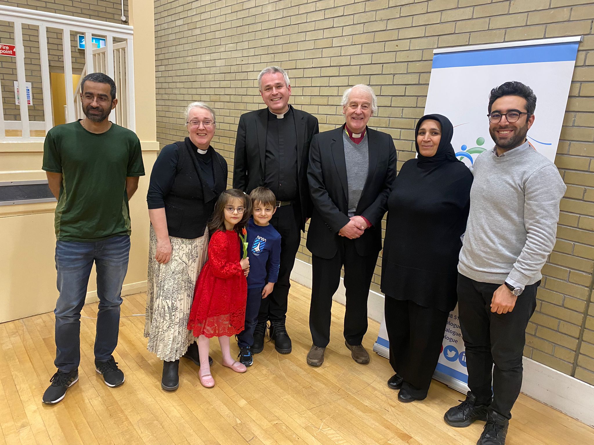 Mashun Aydogan and members of Eire Dialogue with Canon Prof Anne Lodge, Archbishop Michael Jackson and Canon Paul Arbuthnot with members of Eire Dialogue.