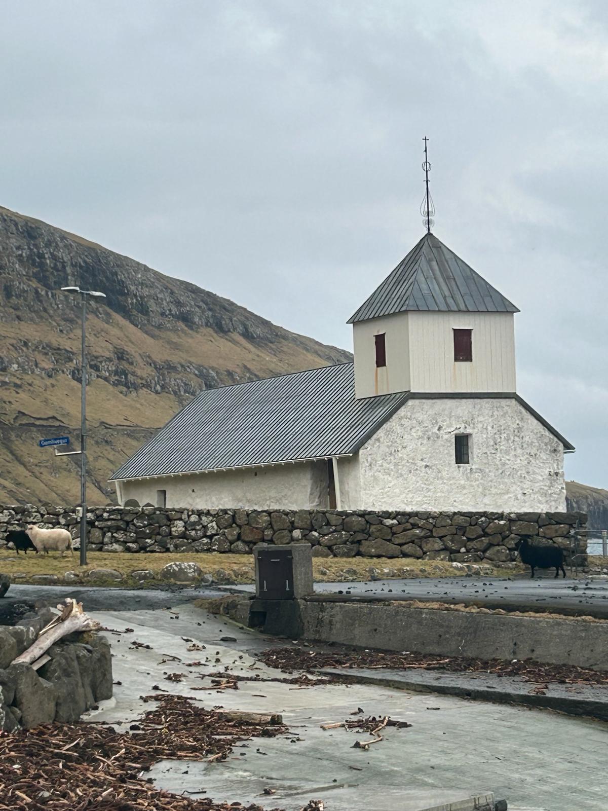 The Lutheran Church at Brendan's Bay dating from 1111.