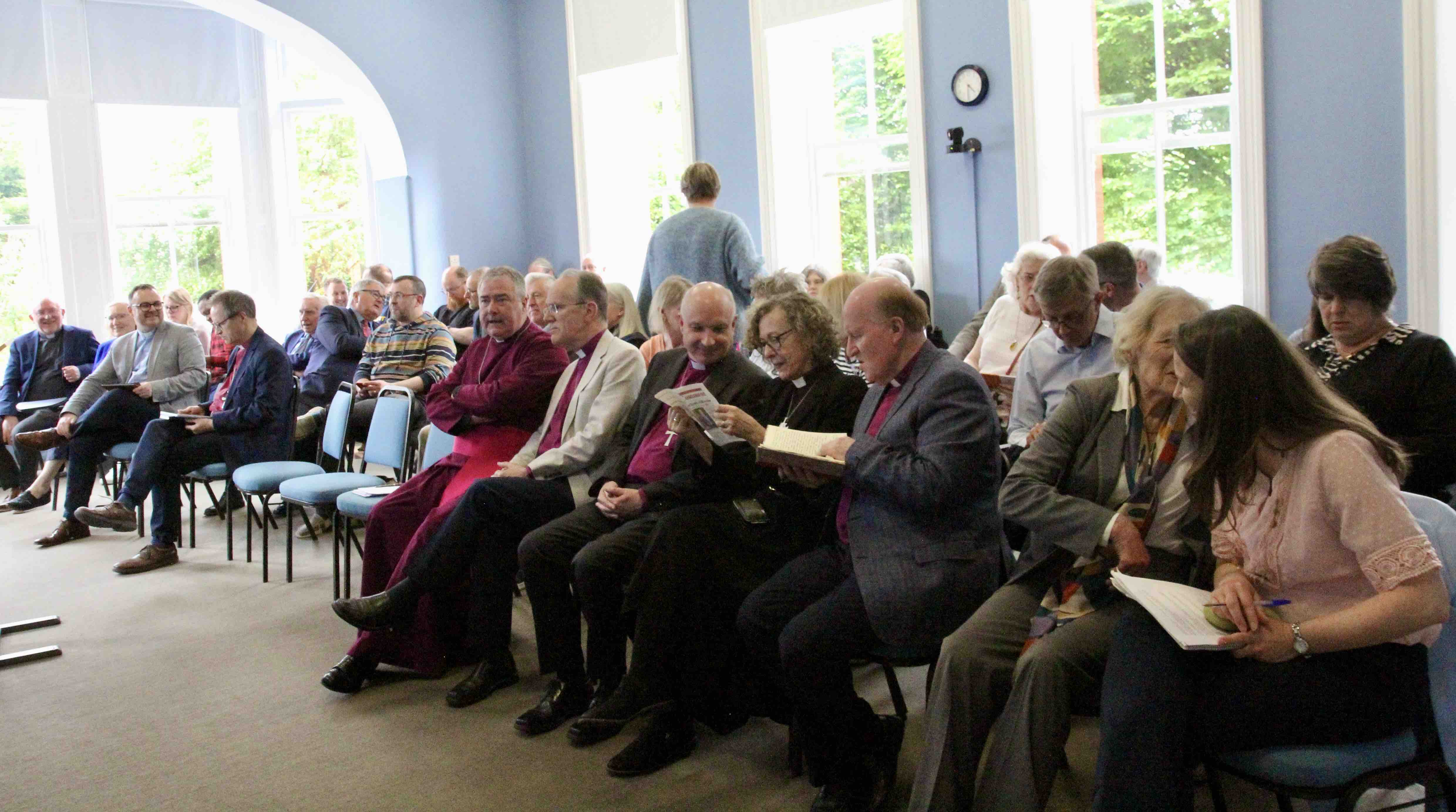 Gathered in the Hartin Room of CITI for the public lecture marking 60 years of theological education in Braemor Park.