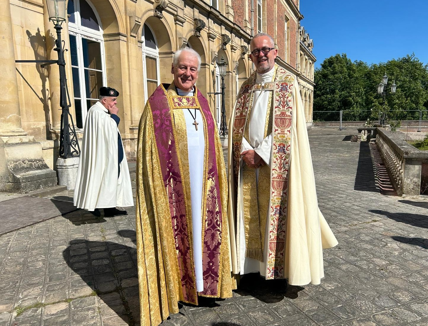 Archbishop Michael Jackson and Dean Dermot Dunne.