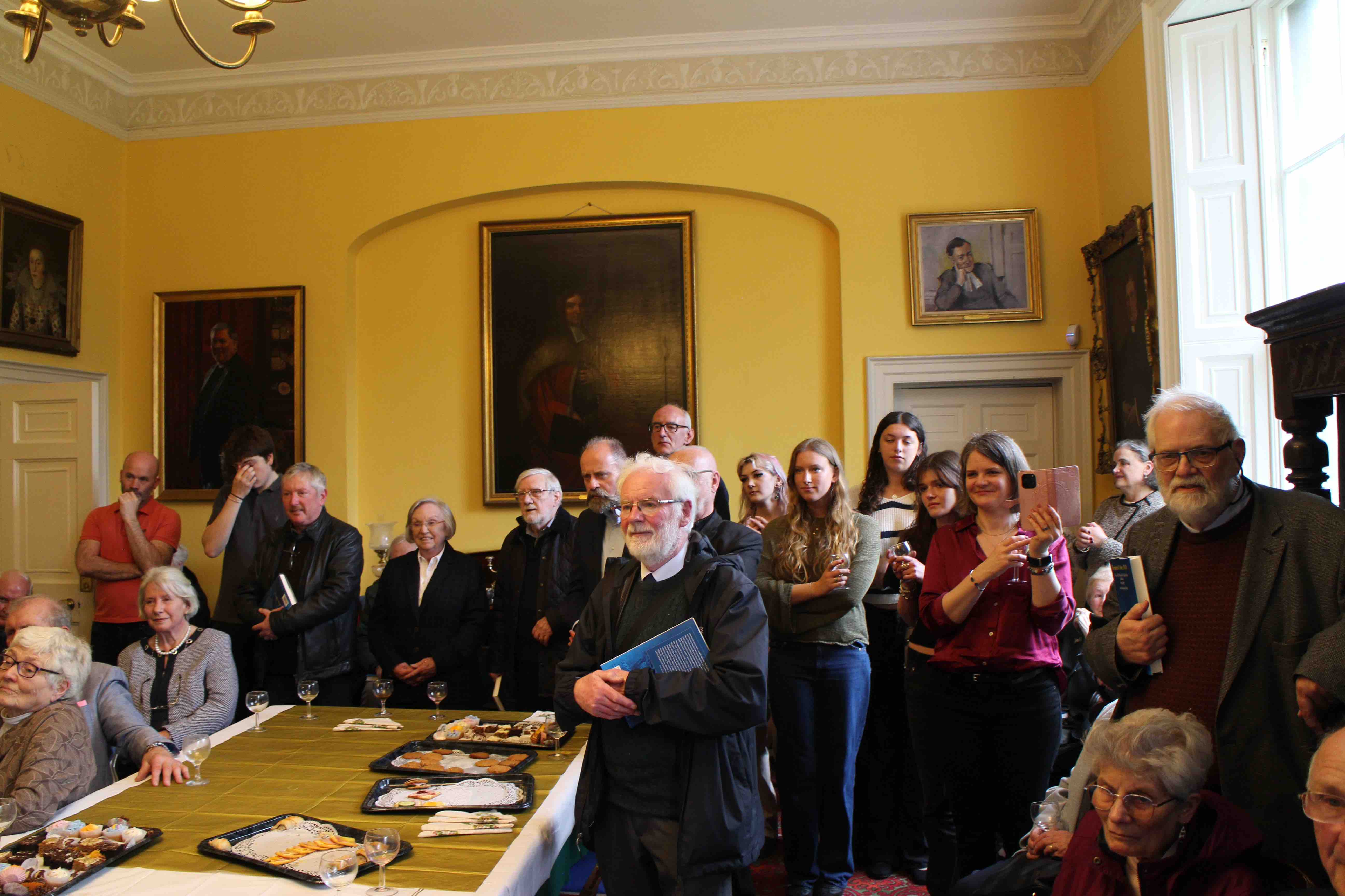 Some of the large audience at the book launch in St Patrick's Deanery.