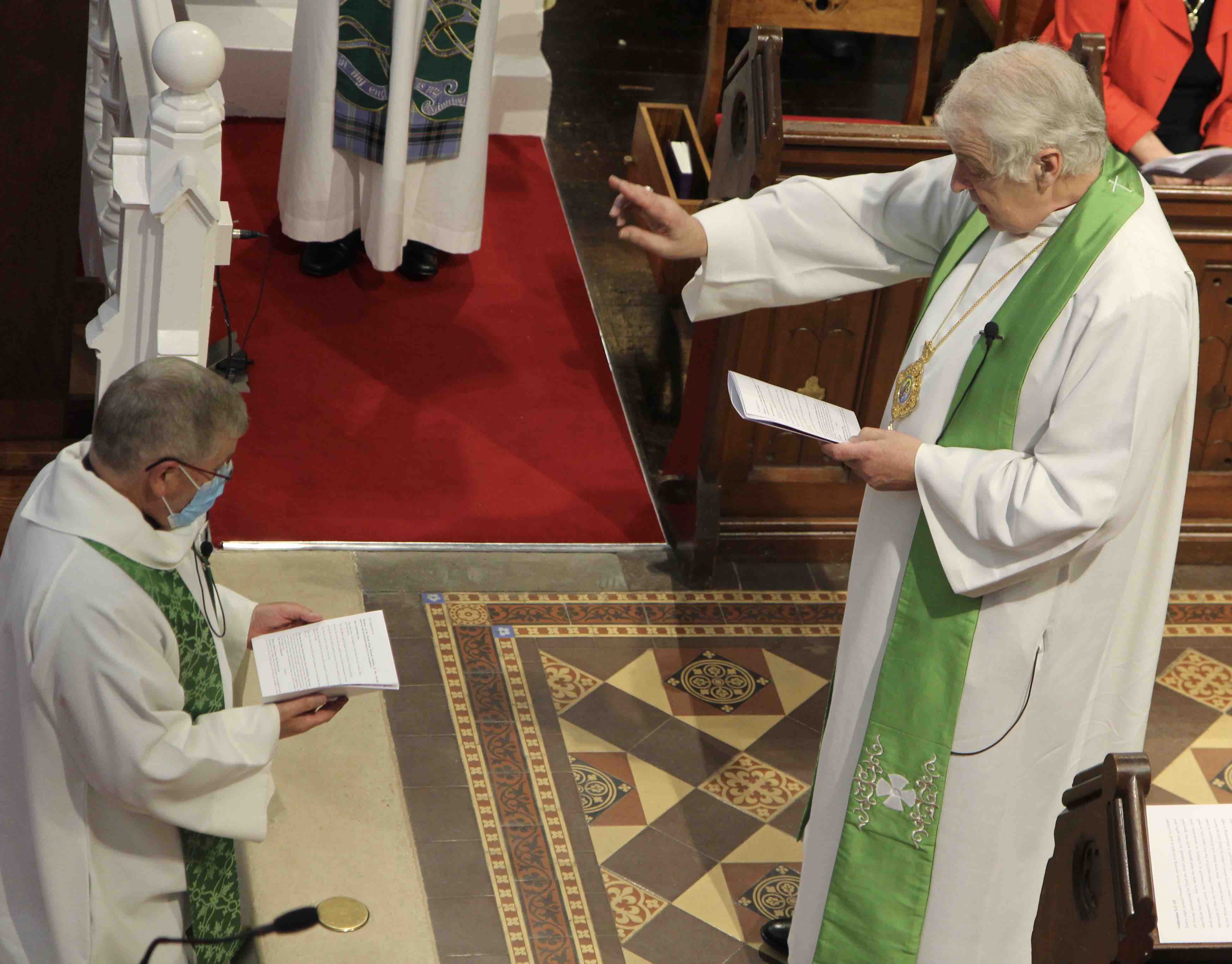 Archbishop commits the care of the parish to the Revd Nigel Pierpoint.