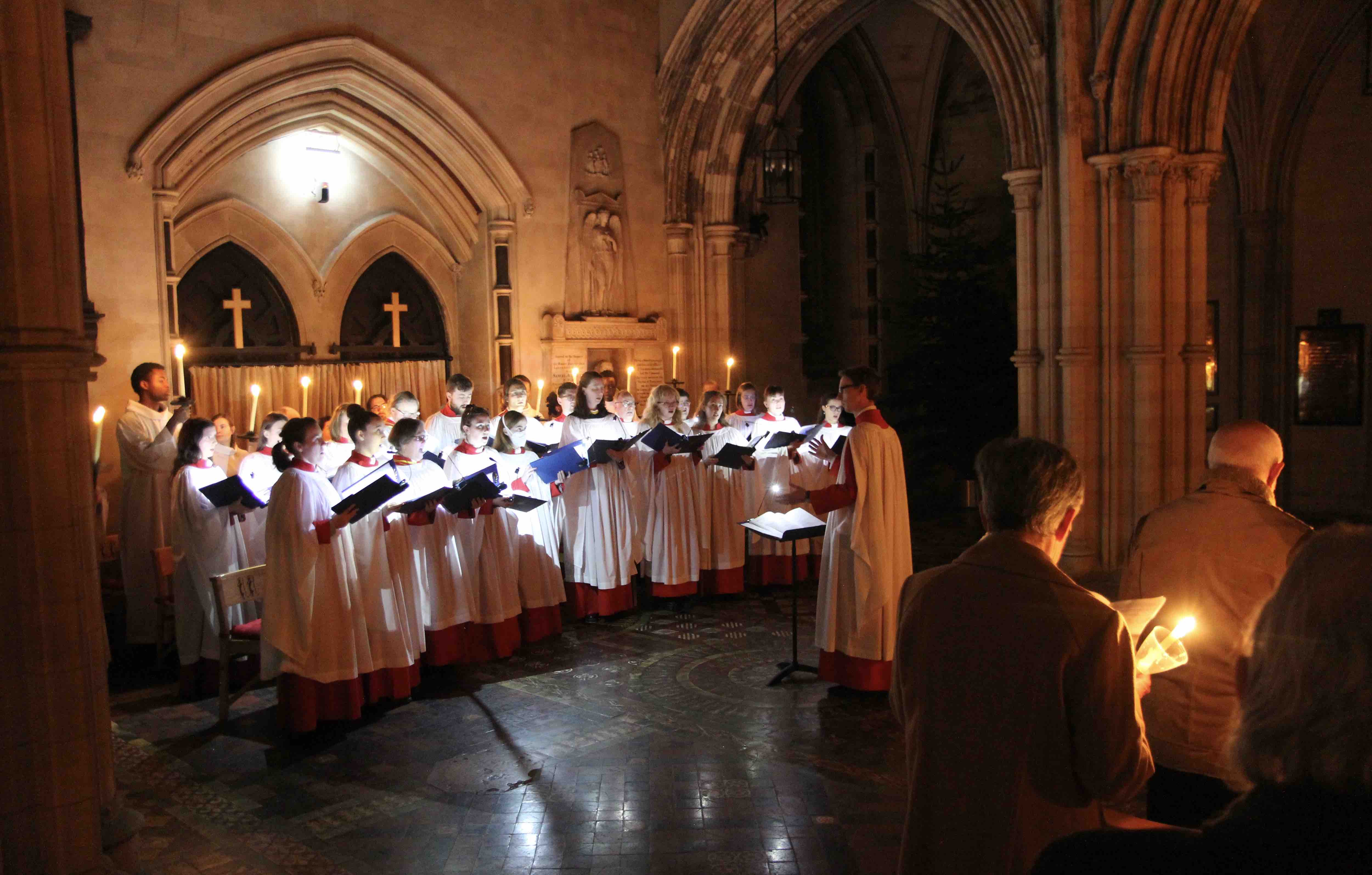 Christ Church Cathedral Choir during the Advent Procession.