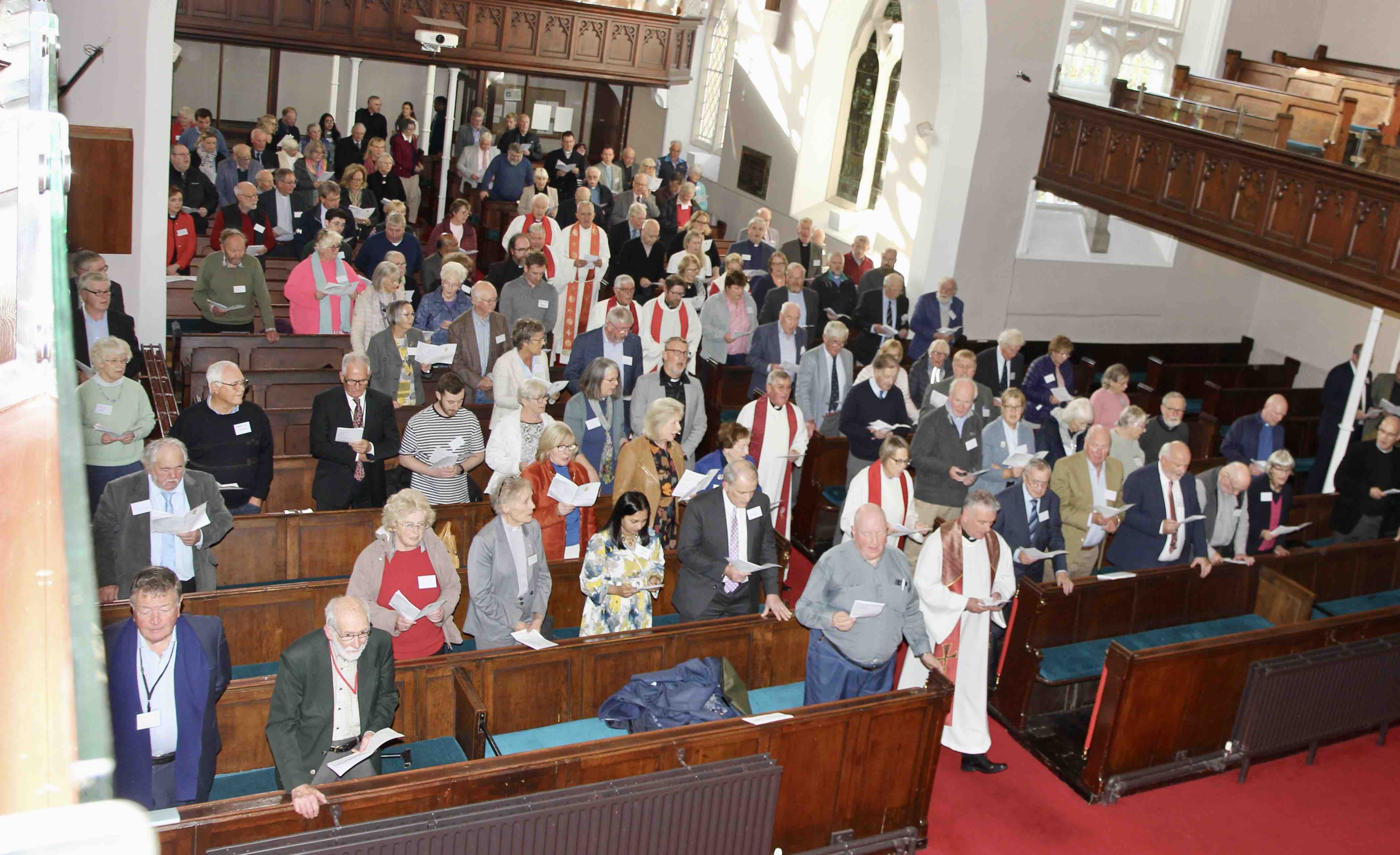 A section of the Congregation at the Diocesan Synod Service in Christ Church Taney