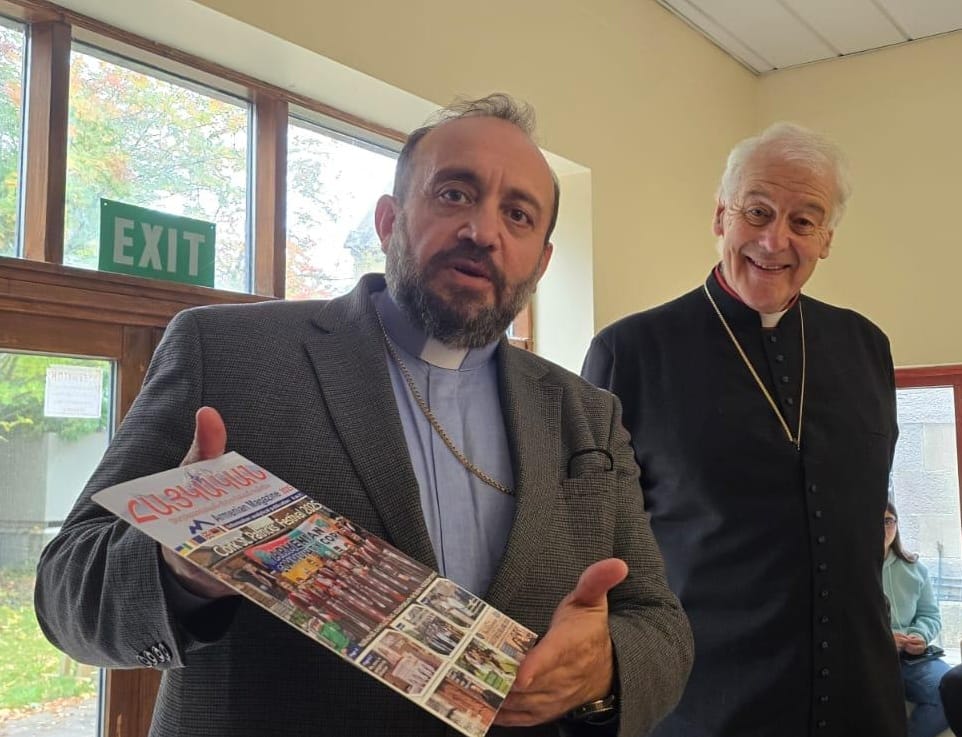 Bishop Hovakim and Archbishop Jackson.