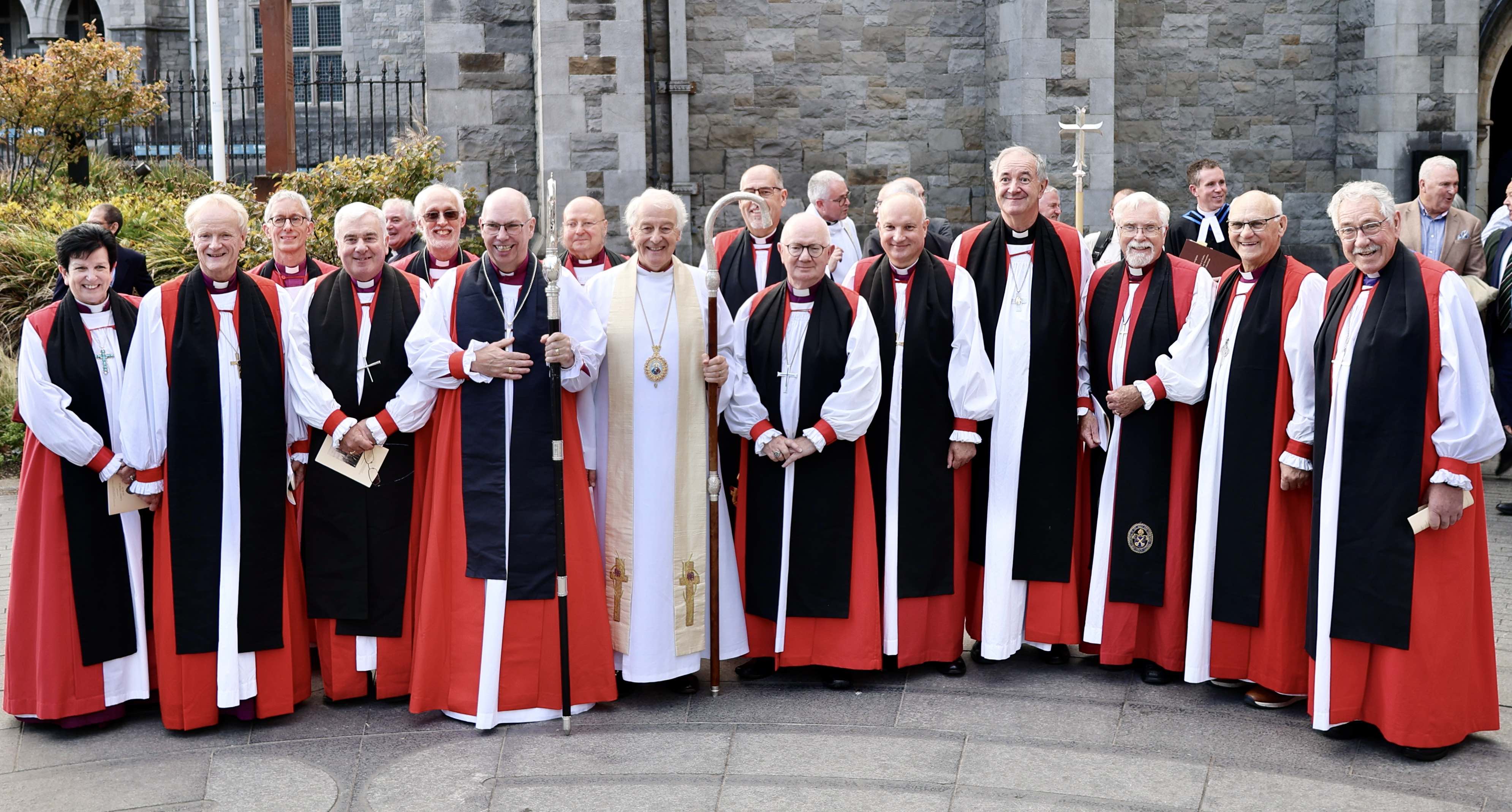 The Anglican bishops following the Episcopal Ordination and Consecraction of Bishop Andrew Orr.
