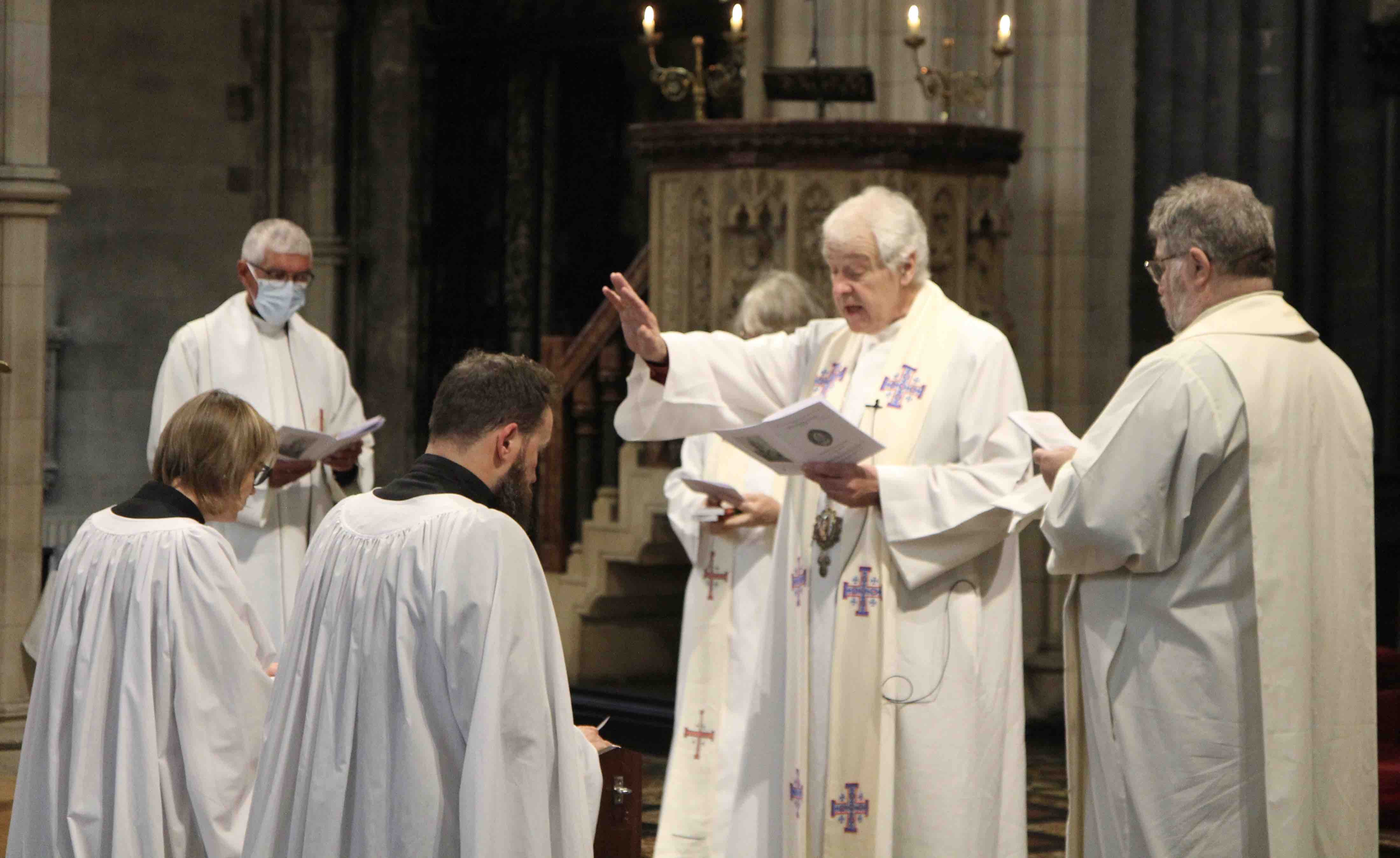 The ordination to the diaconate of the Revd Jane Burns and the Revd Scott Evans.