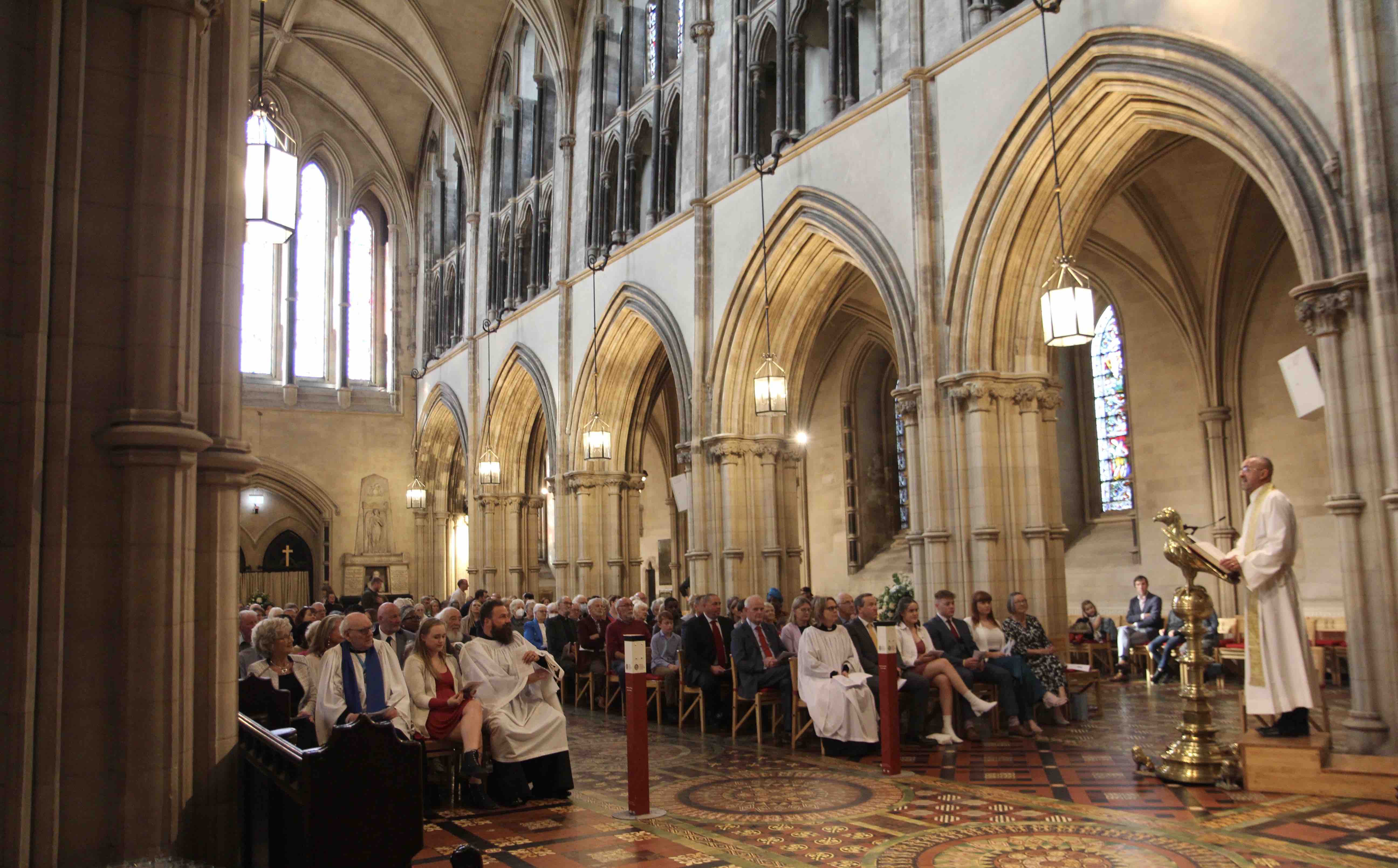 The congregation in Christ Church Cathedral for the service of ordination of deacons.