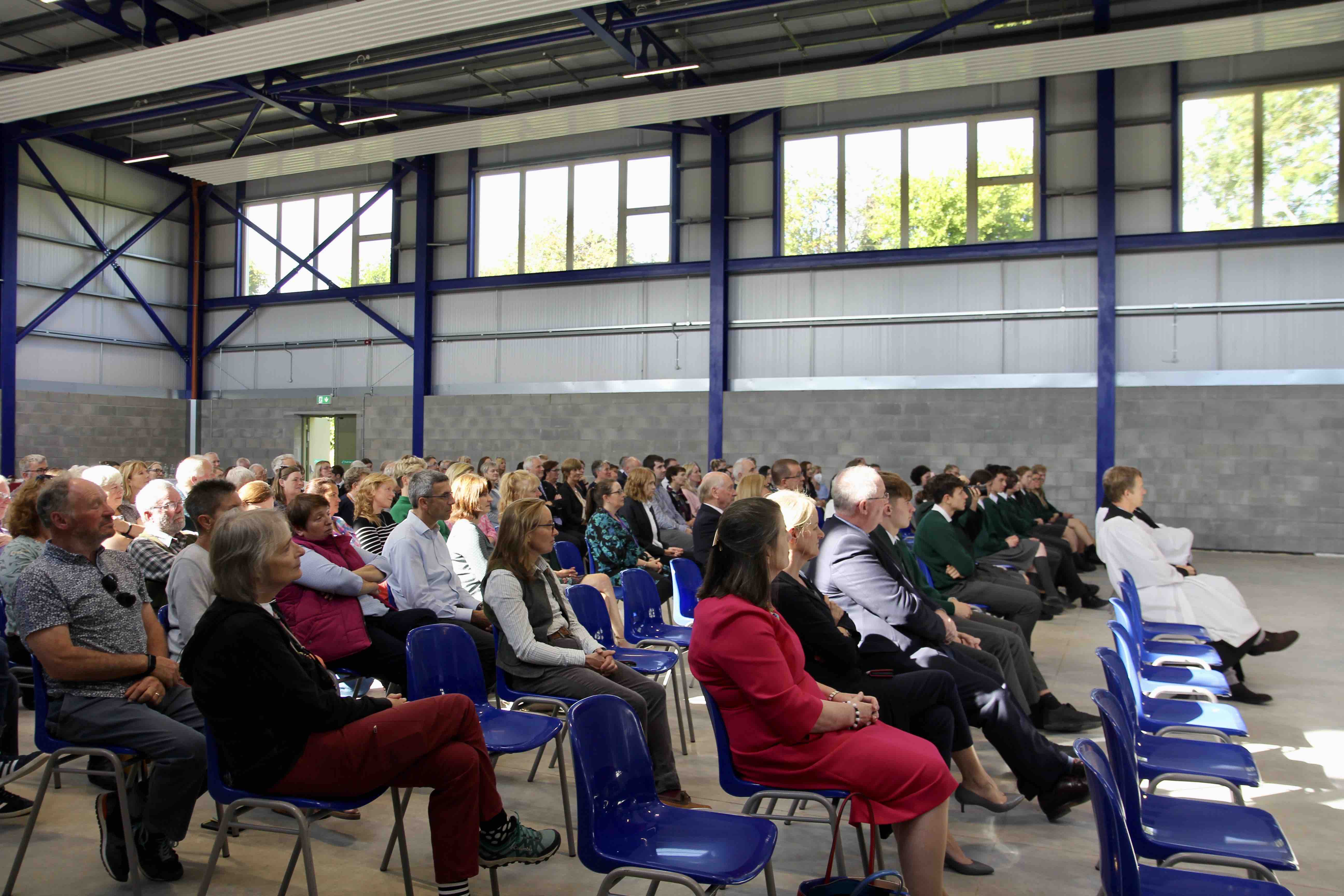 A generation of people who have been involved in the school attended the official opening.