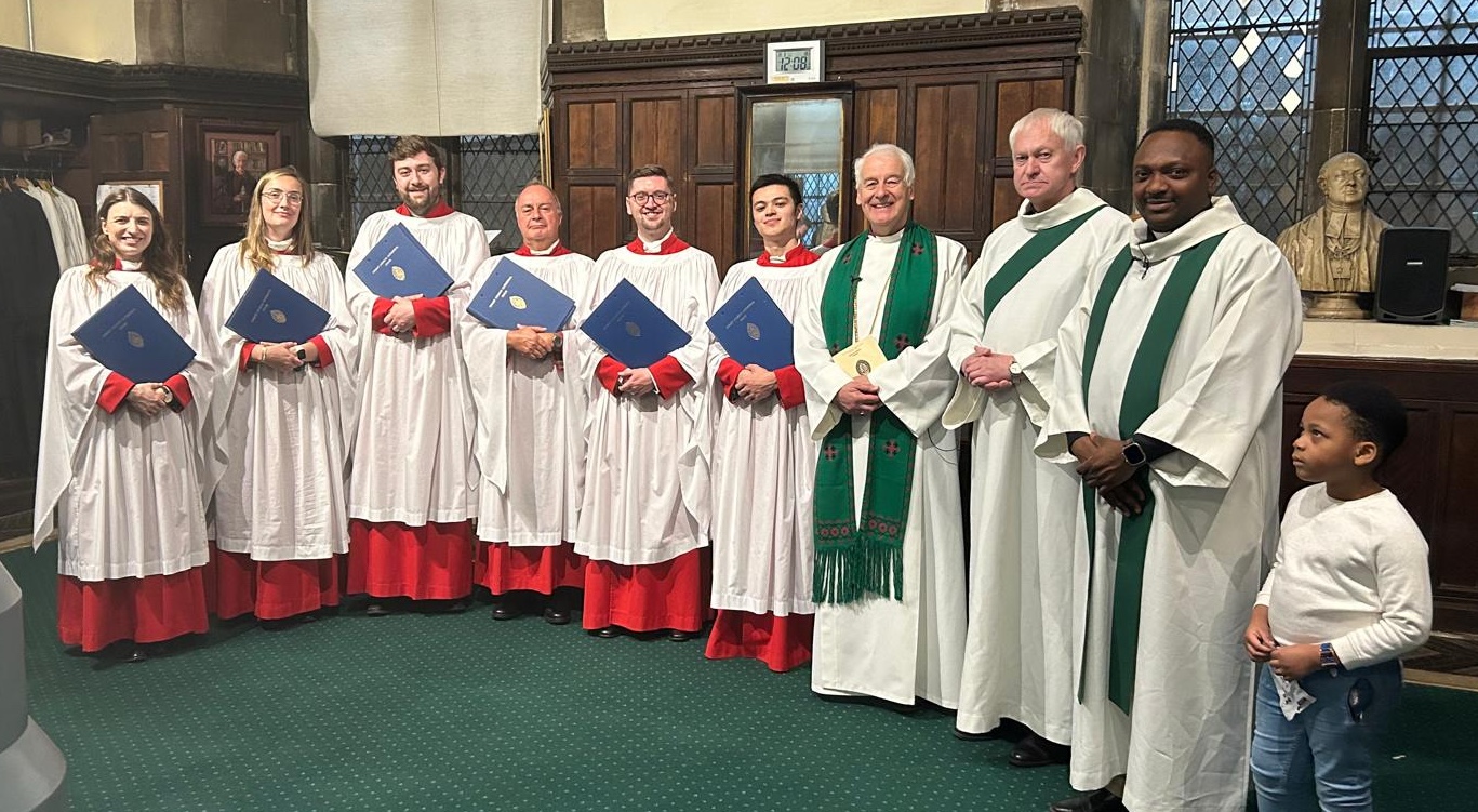 Worship in Christ Church Cathedral Dublin on the morning of departure.