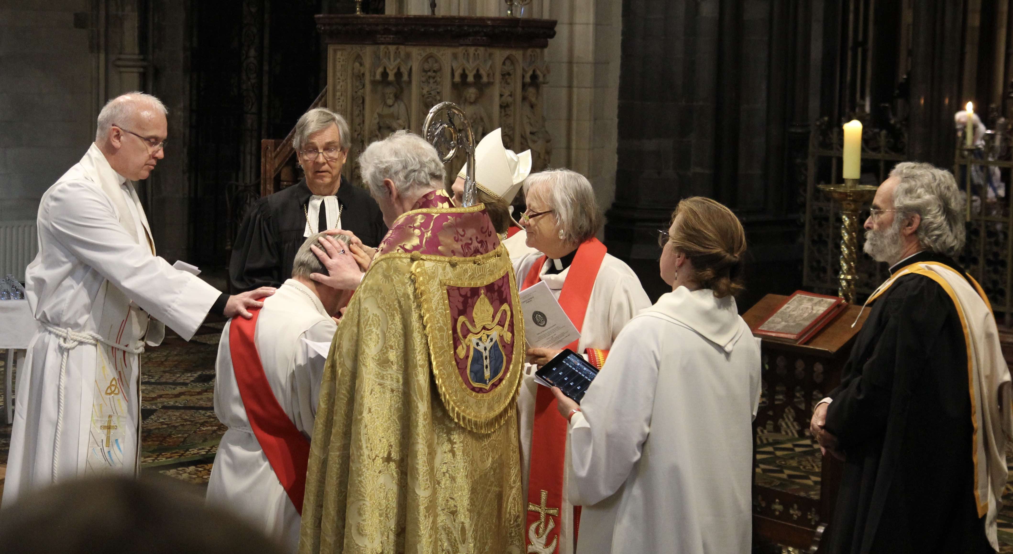 The ordination of the Revd Imants Miezis for priesthood in the Latvian Church Worldwide in Christ Church Cathedral.