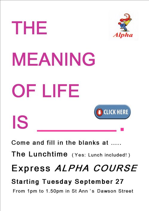 5th Alpha Course in St Ann's