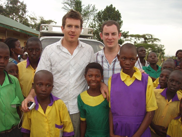 Graham and Ian at Mount Everest Primary School