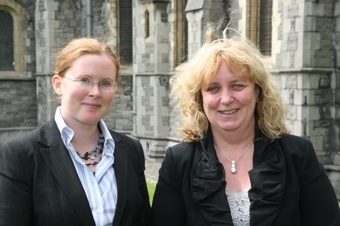 Sarah Drumm (left) and Bernie Murphy (right)
