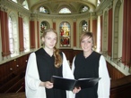 Roisin Rowley-Brooke and Donna Magee