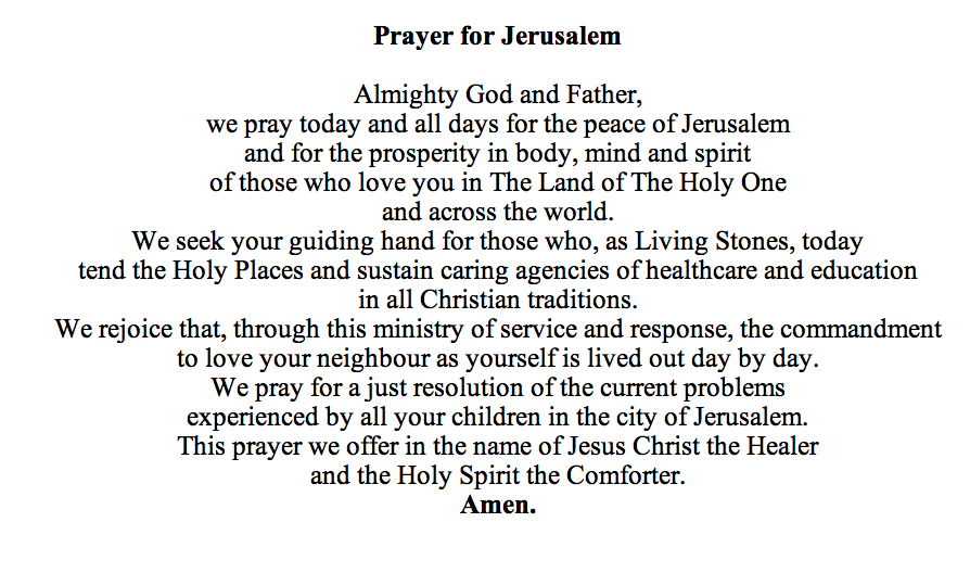 Prayer for Jerusalem