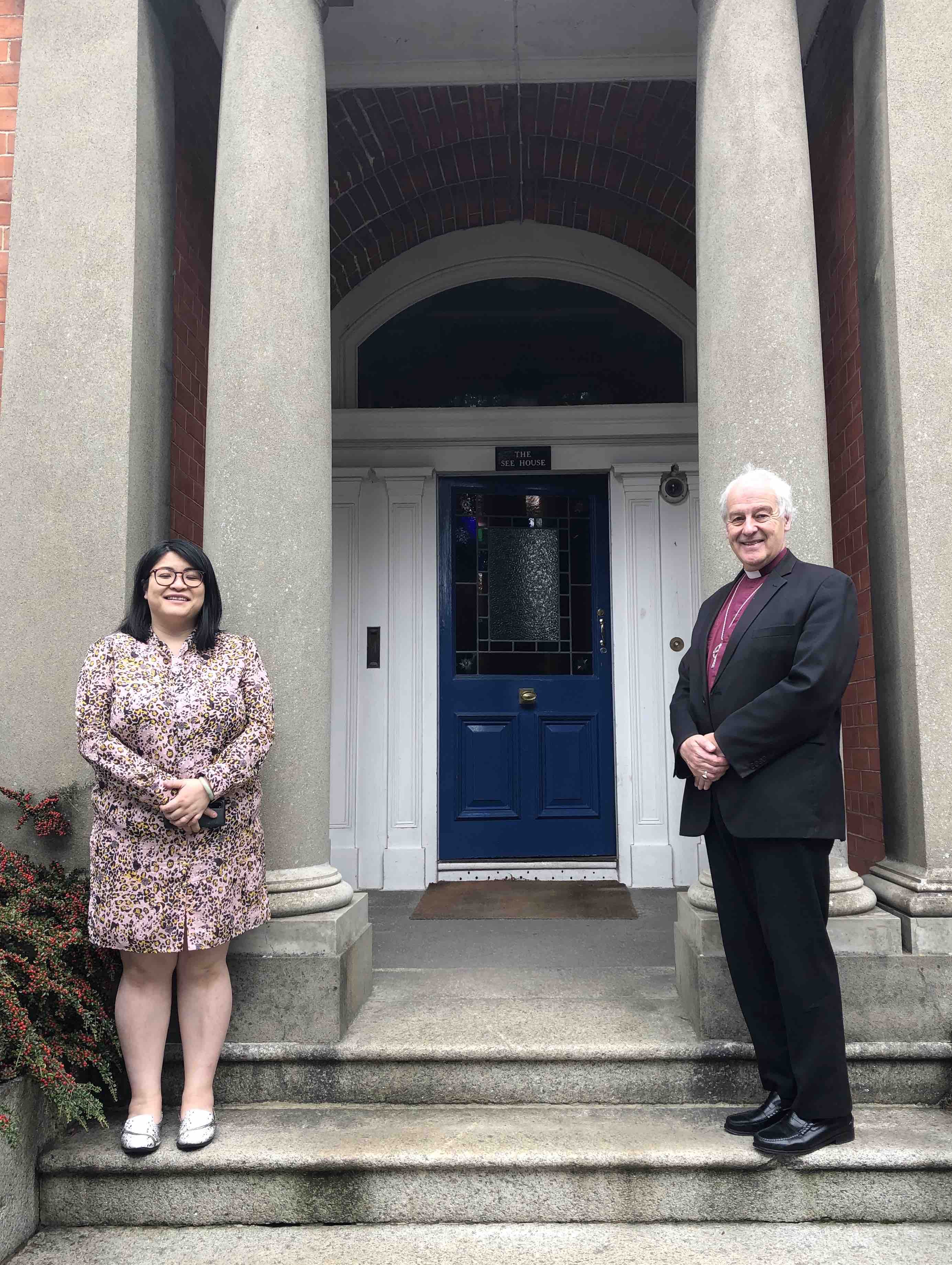 Lord Mayor Hazel Chu and Archbishop Michael Jackson